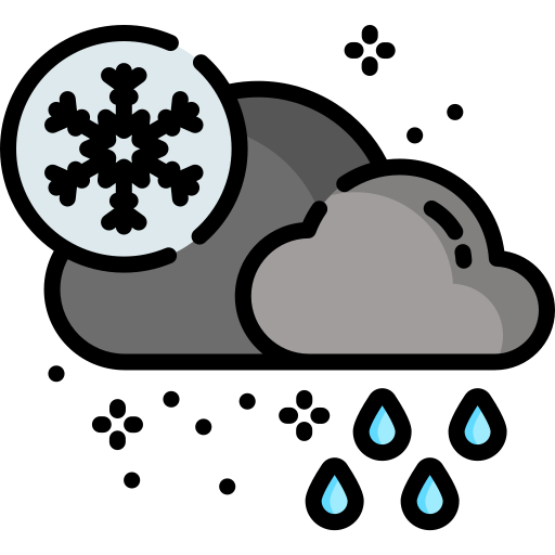 icono de tormenta de nieve