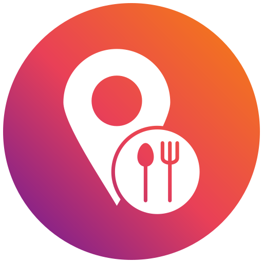 icono de ubicación del restaurante icono gratis