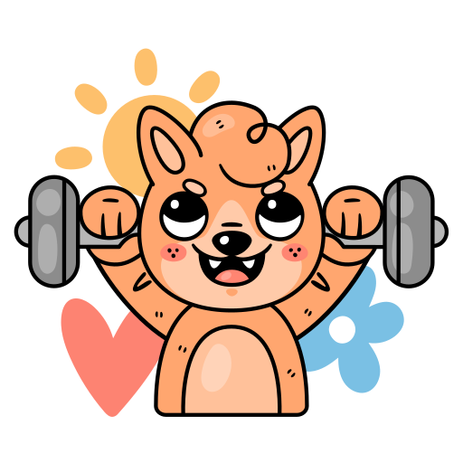 hantel kostenlos Sticker