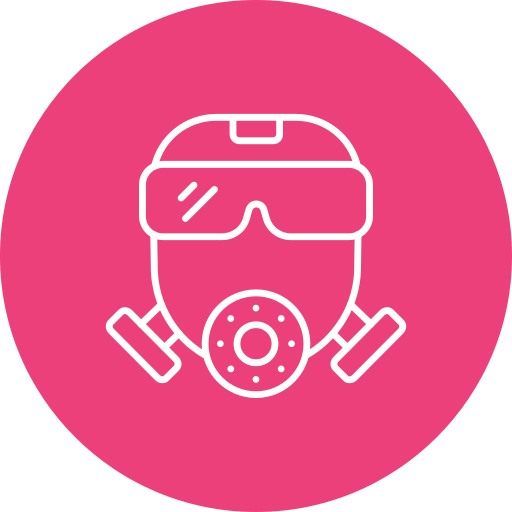 máscara de gas icono gratis