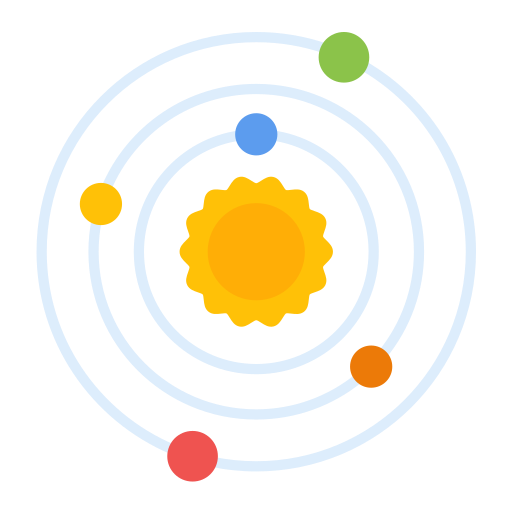 sistema solar icono gratis