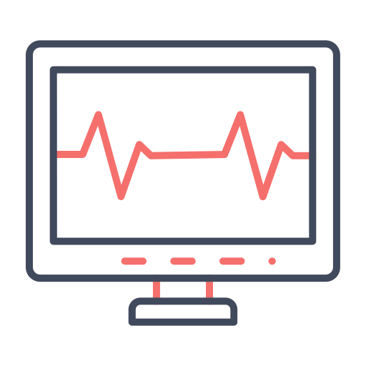 electrocardiograma icono gratis