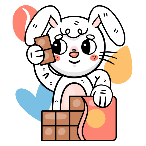 Chocolate free sticker Chocolate free sticker