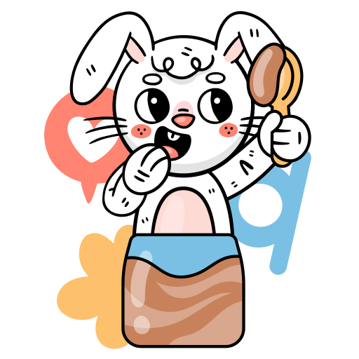Chocolate free sticker