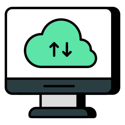 transferencia de datos icono gratis