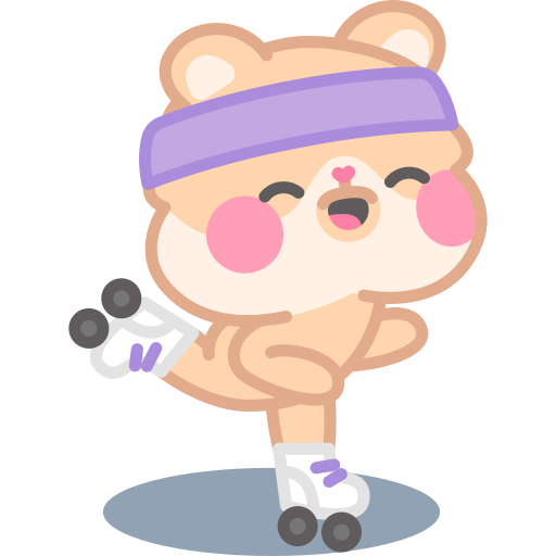 Roller skate free sticker Roller skate free sticker