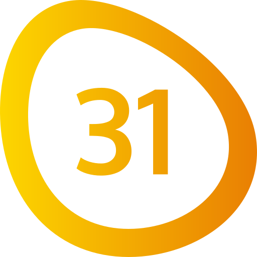 trinta e um grátis ícone trinta e um grátis ícone