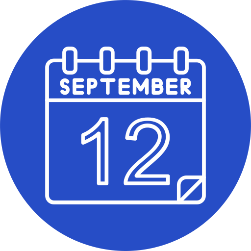 septiembre icono gratis