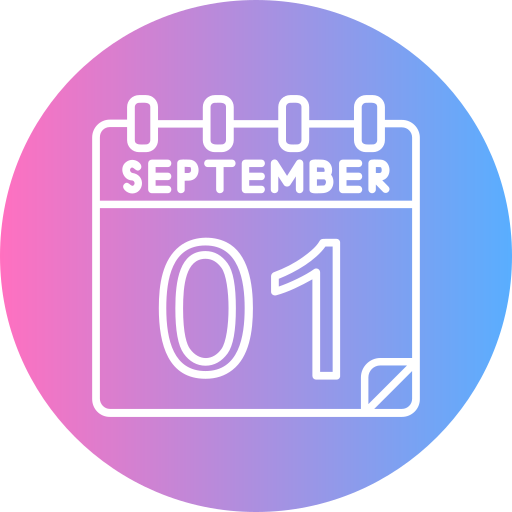 septiembre icono gratis