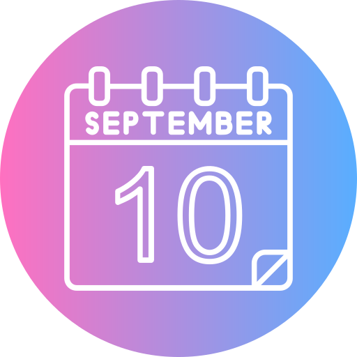 septiembre icono gratis