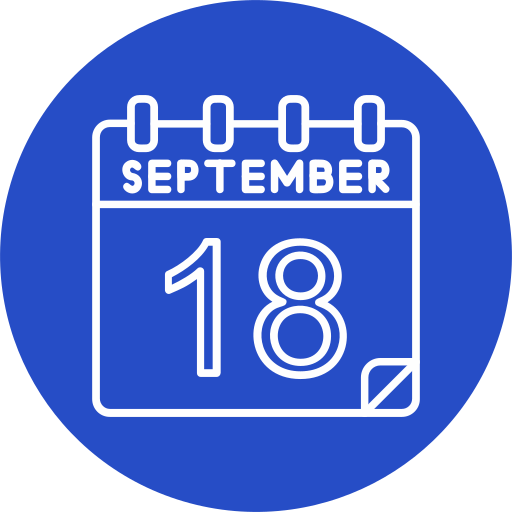 septiembre icono gratis