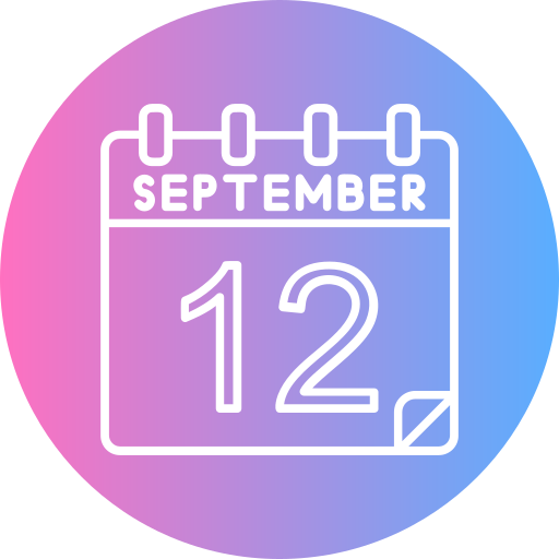 septiembre icono gratis