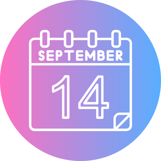 septiembre icono gratis