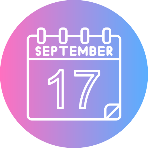 septiembre icono gratis