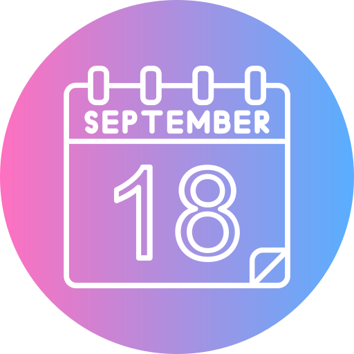 septiembre icono gratis