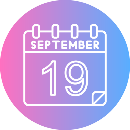 septiembre icono gratis