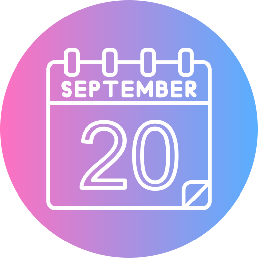 septiembre icono gratis