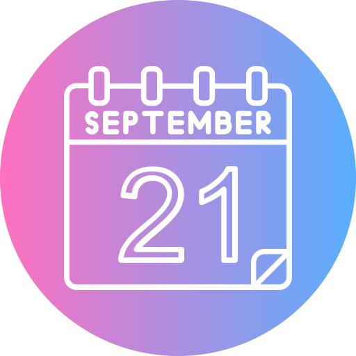 septiembre icono gratis