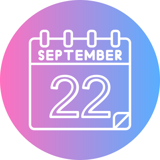 septiembre icono gratis