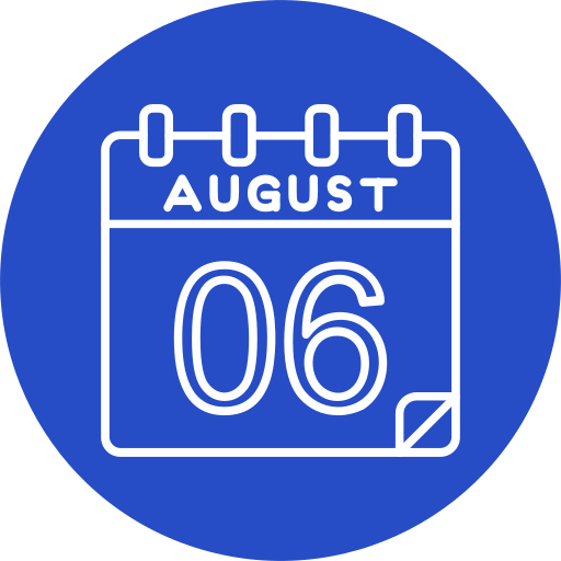 agosto icono gratis