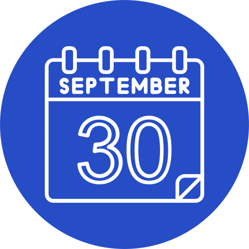 septiembre icono gratis