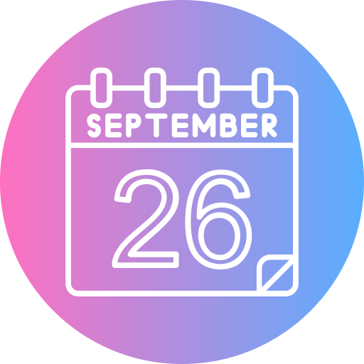 septiembre icono gratis