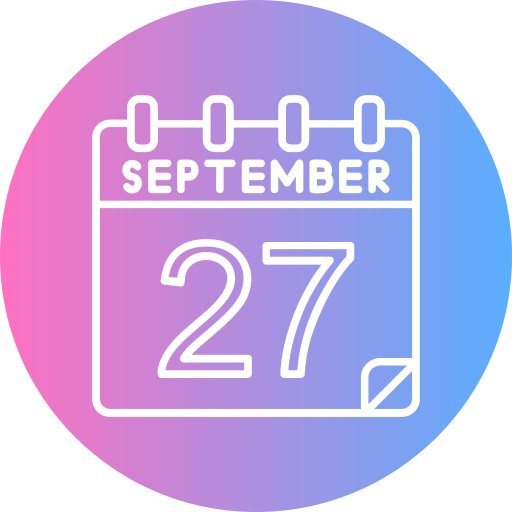 septiembre icono gratis