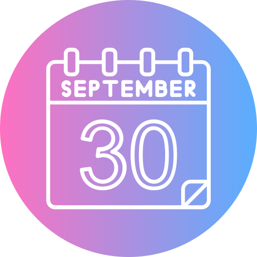 septiembre icono gratis