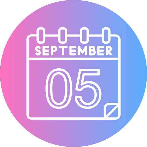 septiembre icono gratis