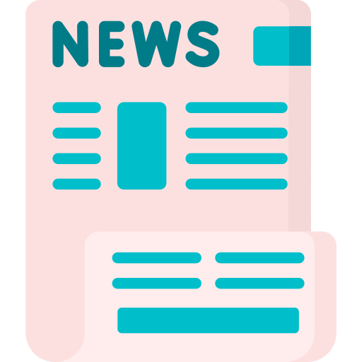 informe de noticias icono gratis