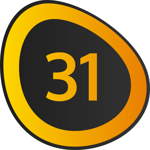 trinta e um grátis ícone trinta e um grátis ícone