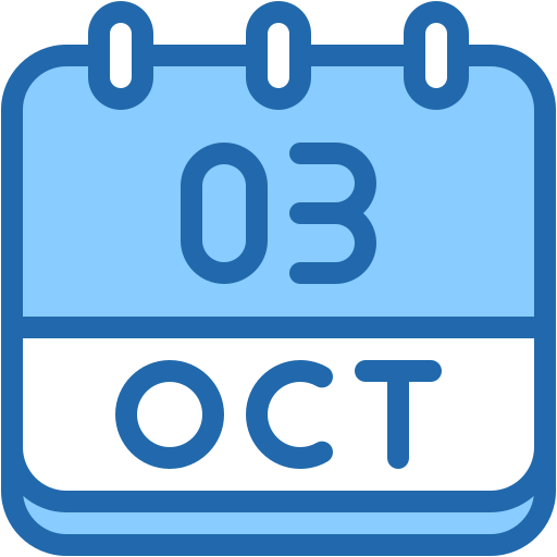 calendario mensual icono gratis