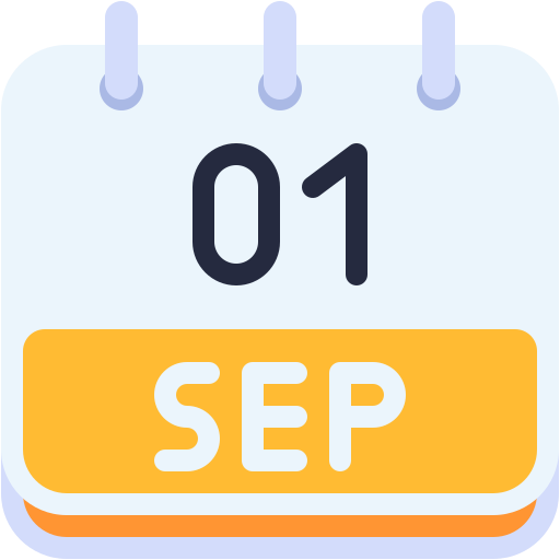 calendario mensual icono gratis