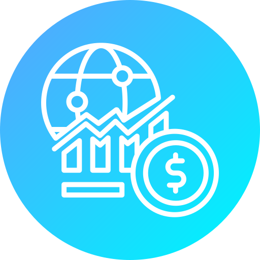 economía icono gratis