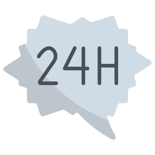 24 horas icono gratis