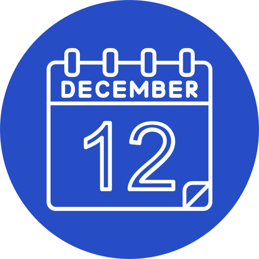 diciembre icono gratis