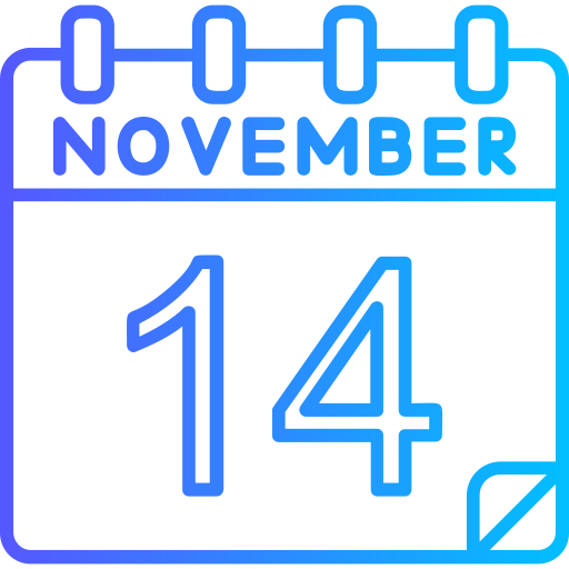 14 novembre Icône gratuit