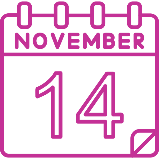 14 novembre Icône gratuit