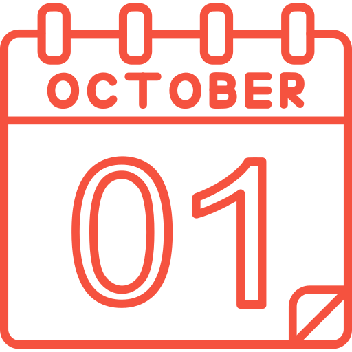 octubre icono gratis