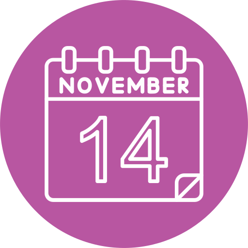 14 novembre Icône gratuit