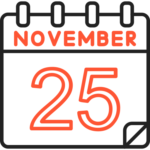 25 de novembro grátis ícone 25 de novembro grátis ícone
