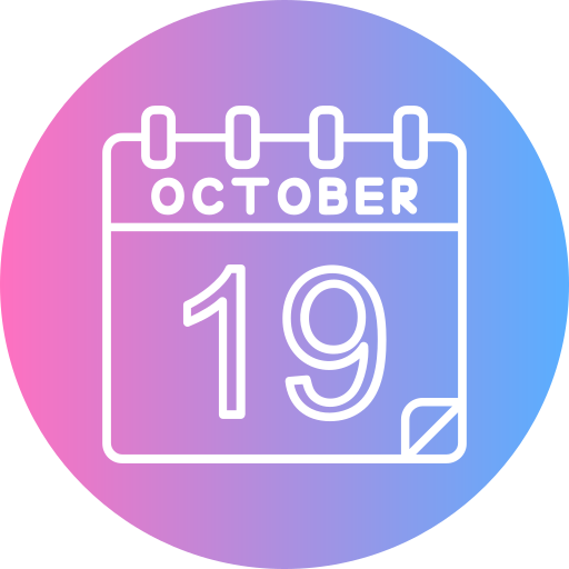 octubre icono gratis