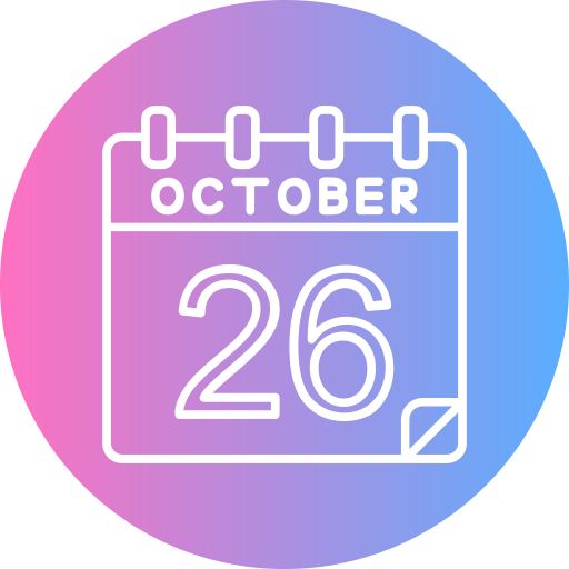 octubre icono gratis