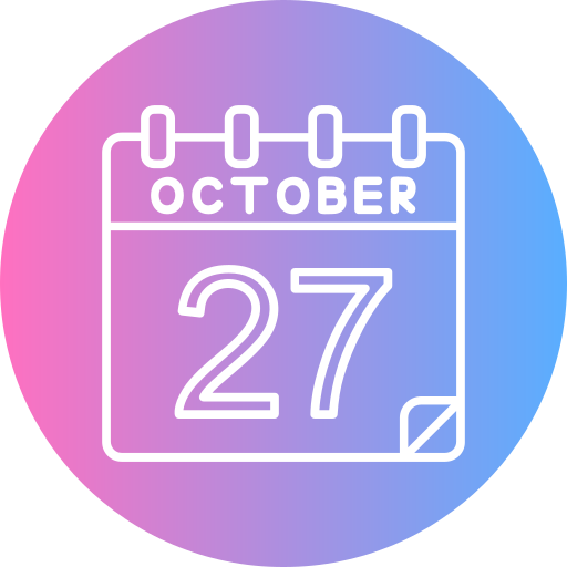 octubre icono gratis