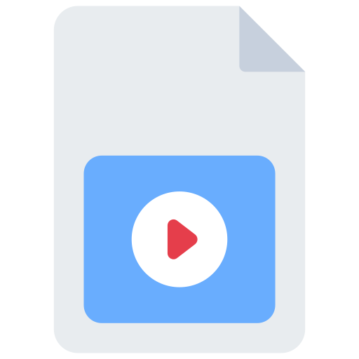 archivo de vídeo icono gratis