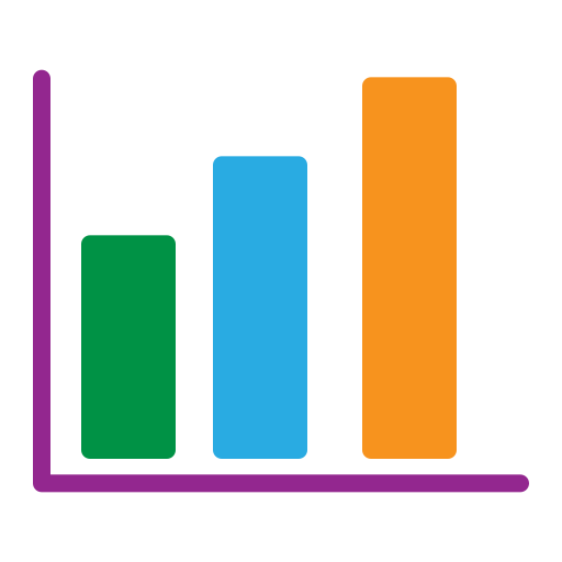 gráfico de barras icono gratis