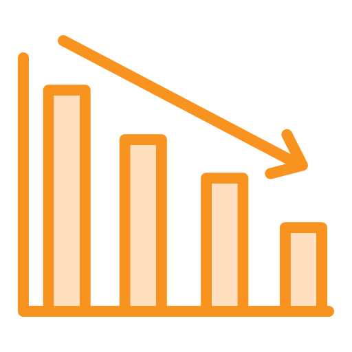 gráfico de barras icono gratis