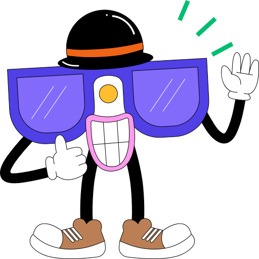 Glasses free sticker Glasses free sticker