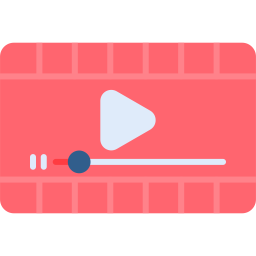 reproductor de video icono gratis