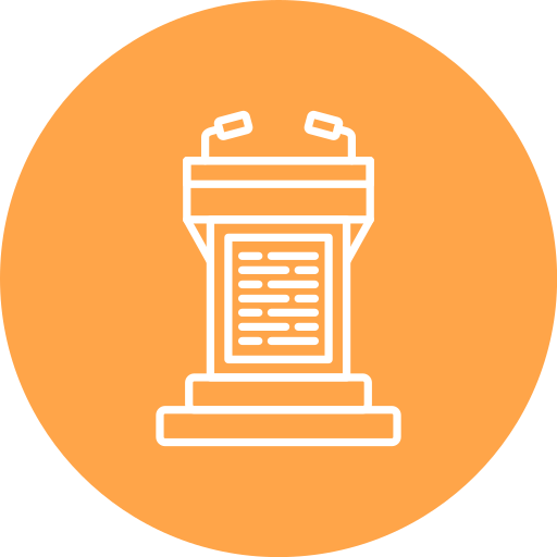 tribuna icono gratis